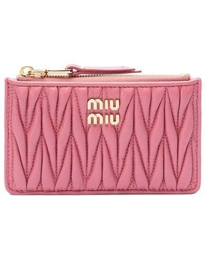 miu miu letter wallet|Wallets, Cardholders And Pouches .